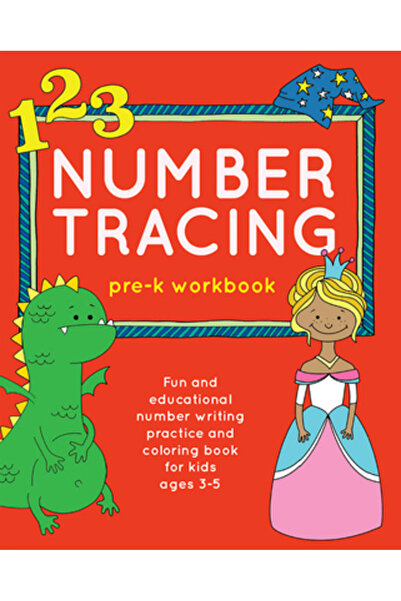 Little Brown & Co Caiet de lucru pentru preșcolari cu trasarea numerelor: Pra...