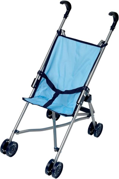 Generic Dolls World Folding Doll Stroller, Blue