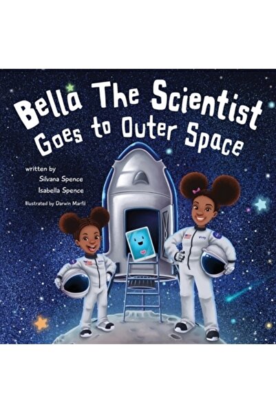 Bookbaby Bella, omul de știință, merge în spațiul cosmic