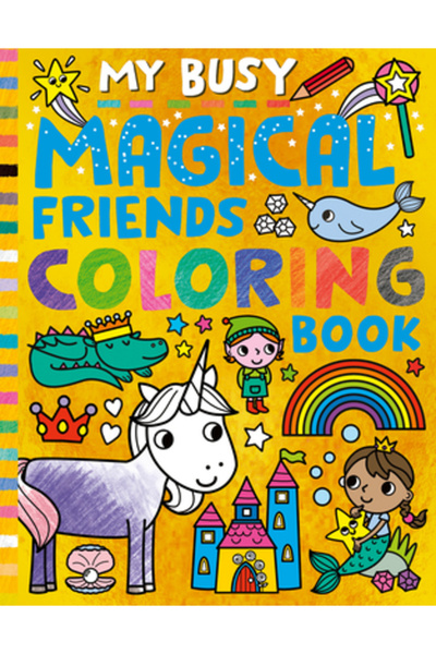 tiger tales Carte de colorat cu prietenii mei magici ocupați