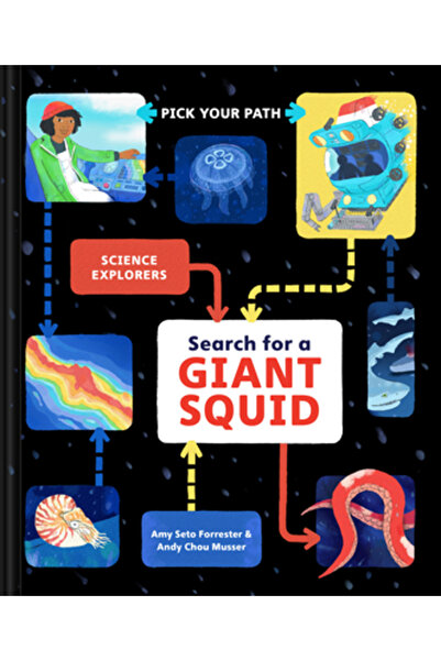 Chronicle Books Caută un calamar uriaș: Alege-ți calea