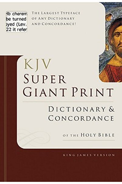 Holman Reference Dicționar și Concordanță Biblică Super Giant Print