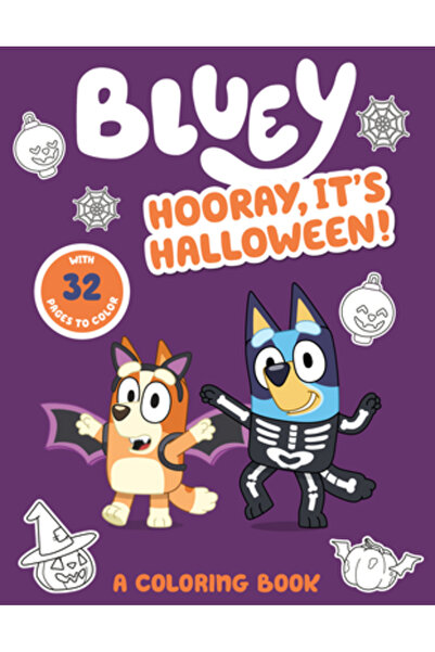 Penguin Young Readers Licenses Bluey: Ura, e Halloween!: O carte de colorat
