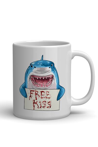 Mio Life كوب بطبعات سمكة القرش