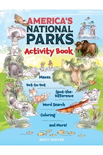 Dover Pubn Inc Caiet de activități despre parcurile naționale ale Americii