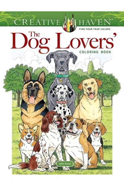 Dover Pubn Inc Creative Haven, cartea de colorat pentru iubitorii de câini