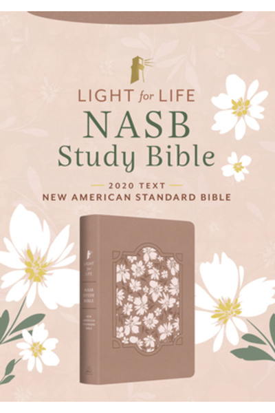 Barbour Publ Inc Biblia de studiu Lumină pentru viață NASB (Buchet Blush)