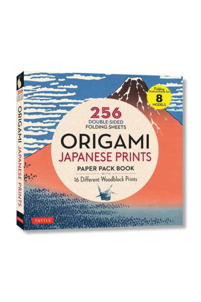 Tuttle Pub Pachet de hârtie Origami cu imprimeuri japoneze: 256 de coli pliab...