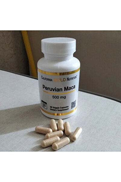 California Gold Nutrition Peruvian Maca Matcha 500 mg 90 kapsül