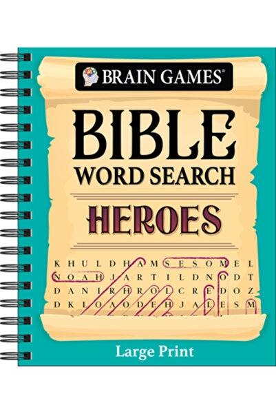 Pubn Intl Jocuri pentru minte - Căutare de cuvinte biblice: Eroi - Litere mari