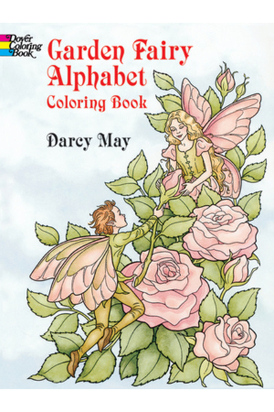 Dover Publications Carte de colorat cu alfabetul zânelor de grădină