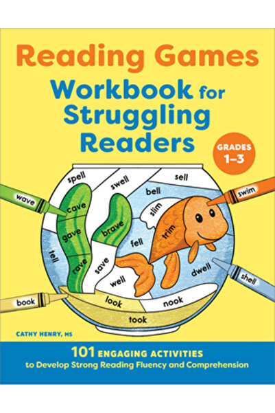 Rockridge Pr Caiet de lucru cu jocuri de lectură pentru cititorii cu dificult...