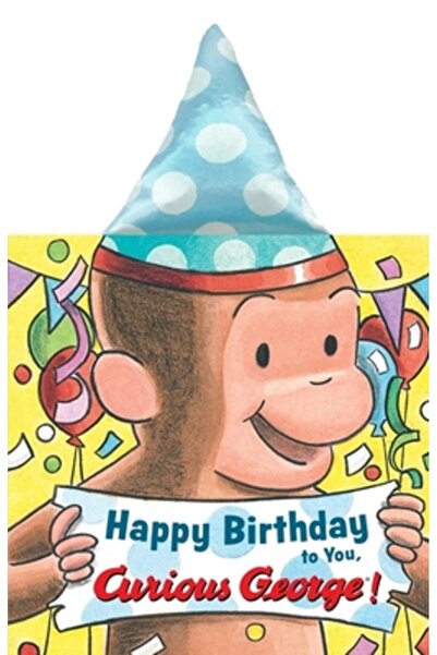 Houghton Mifflin La mulți ani, Curiosul George! (Carte cartonată șifonată, in...