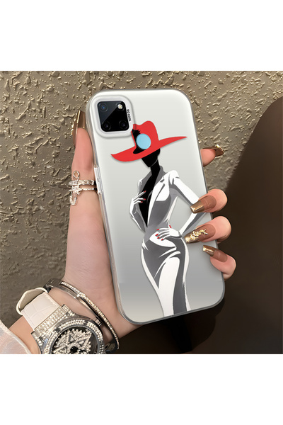 Hontinga حافظة متوافقة مع هاتف Realme C21Y/C25Y، حافظة هاتف صلبة مضادة للسقوط...