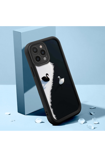 Hontinga حافظة هاتف من السيليكون الناعم متوافقة مع هاتف iPhone 15 Pro Max مضا...