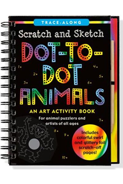 Harper Torch Scratch & Sketch Dot-To-Punct Animals (Trace-Along)