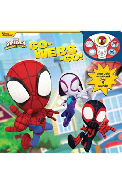 pi kids Carte de sunete mini Deluxe cu brățară Marvel, Spidey și prietenii să...