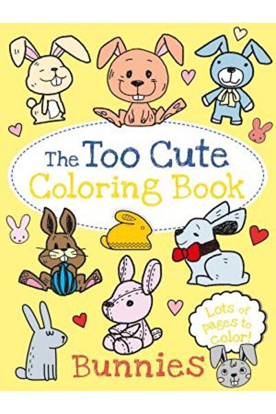 Little Bee Books Cartea de colorat prea drăguță: Iepurași