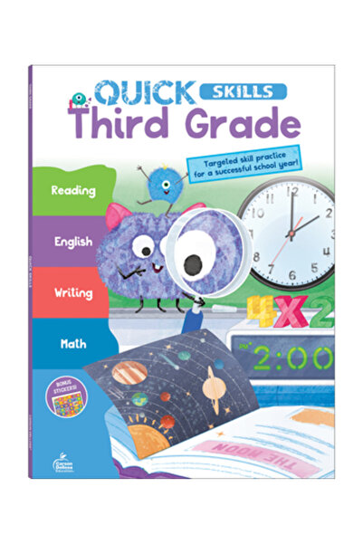 Carson Dellosa Education Caiet de lucru pentru clasa a treia - Abilități rapide