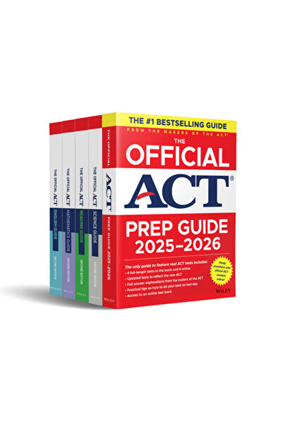 Wiley Ghidurile oficiale pentru pregătirea și materiile ACT 2025-2026, set co...