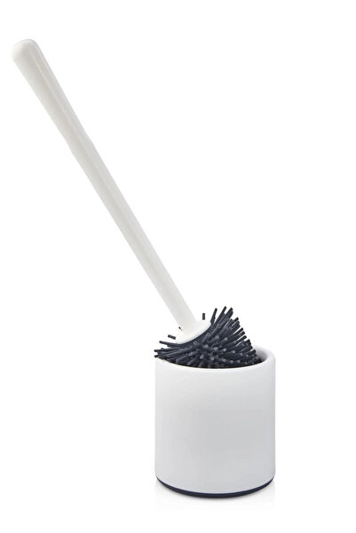 Evalins Silicone Toilet Brush Set, Flexible Head Toilet Bowl Cleaning Brush