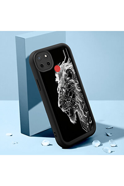 Hontinga حافظة هاتف من السيليكون الناعم المتوافقة مع هاتف Realme C25 مضادة لل...