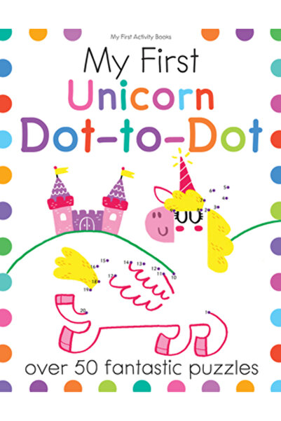Barrons Education Series Primul meu joc de unicorn Dot-To-Dot: Peste 50 de pu...