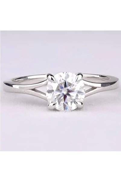 BirYıldızOl Love U Forever Zircon Stone Serious Relationship Ring