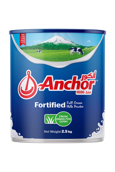Anchor Milk Powder Can 2.5Kg,Pack of 6pcs