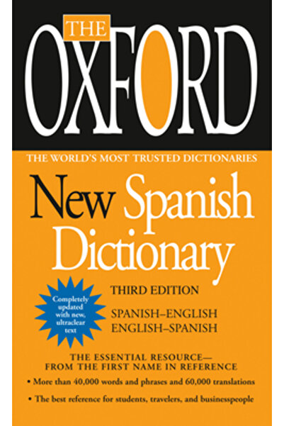 BERKLEY The Oxford New Spanish Dictionary: Spanish-English/English-Spanish; E...
