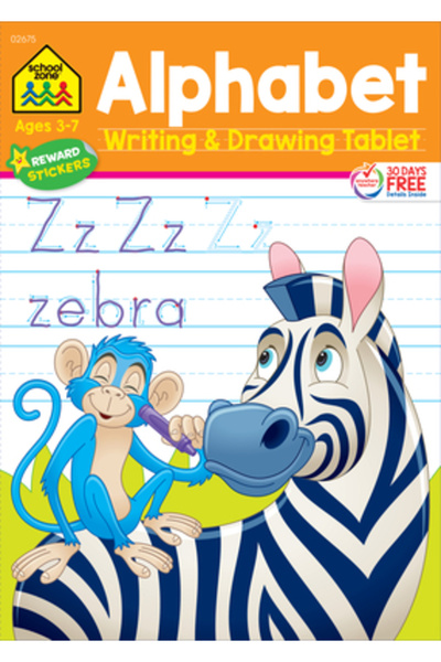 School Zone Tabletă de desen și scriere a alfabetului