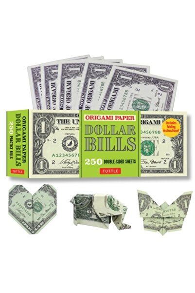 Tuttle Pub Hârtie Origami: Bancnote de un dolar: Hârtie Origami de înaltă cal...