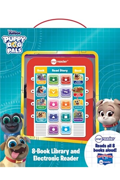 pi kids Disney Junior Puppy Dog Pals: Me Reader: Bibliotecă de 8 cărți și cititor electronic