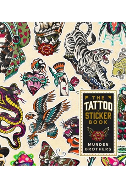 Laurence King Pub Cartea cu stickere pentru tatuaje: 150 de stickere inspirat...