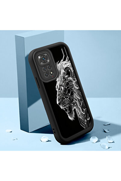 Hontinga حافظة هاتف من السيليكون الناعم المتوافقة مع هاتف Redmi Note 11 مضادة...