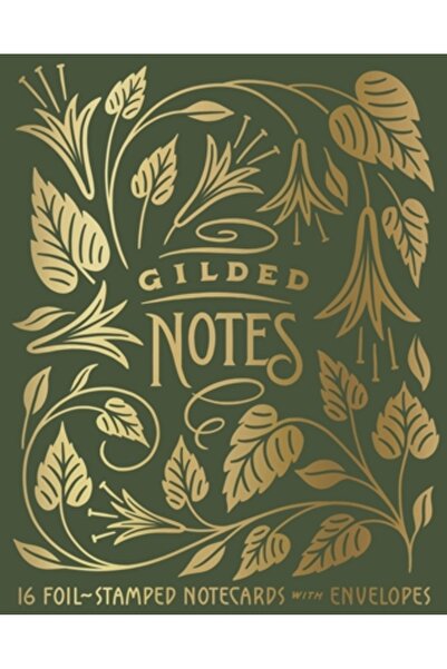 Chronicle Books Bilete aurite: 16 cărți de notițe ștanțate cu folie și plicuri