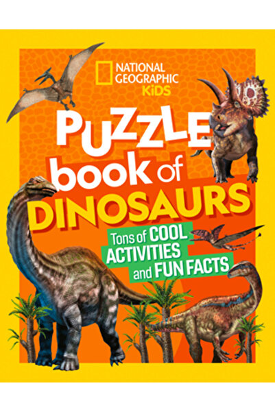 Natl Geographic Soc Carte de puzzle pentru copii National Geographic cu dinoz...