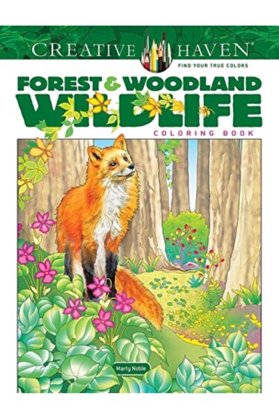 Dover Pubn Inc Carte de colorat Creative Haven Forest & Woodland Wildlife