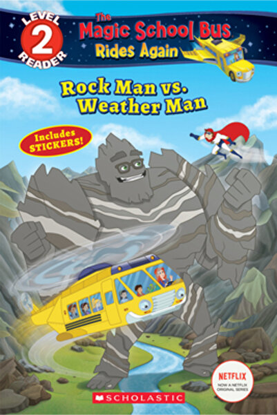 Scholastic Bk Services Omul Rock vs. Omul Meteorologiei (Autobuzul Școlar Magic Călătorește Din Nou: Cititor Scholastic Nivelul 2)