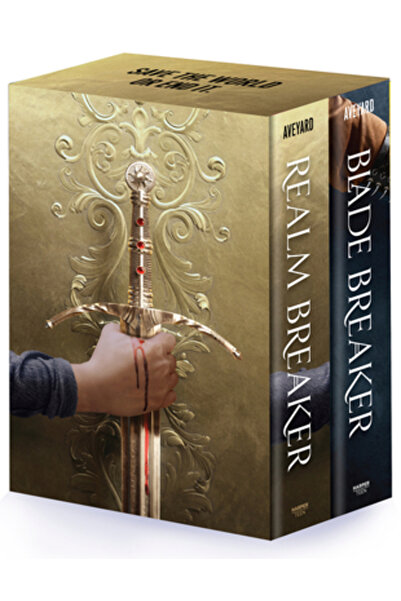 HarperCollins Publishers Set cutie cu 2 cărți Realm Breaker cu coperți carton...