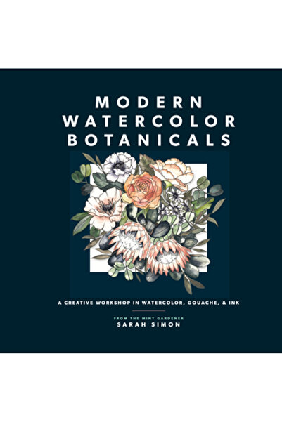 Blue Star Pr Acuarelă botanică modernă: un atelier creativ în acuarelă, guașă...