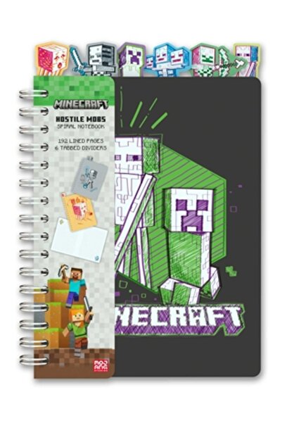 Insight Ed Minecraft: Caiet spiralat cu gloate ostile