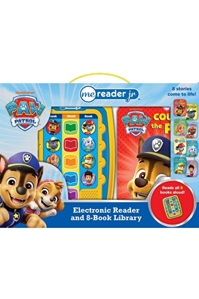Phoenix Nickelodeon - Paw Patrol Electronic Me Reader Jr. 8 Sound Book Library - Pi Kids