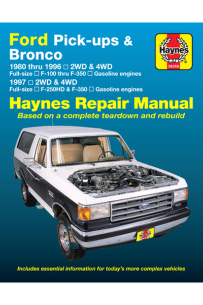 Sage Pubn Ford Pick-Up-uri și Bronco: 1980 până în 1996, motoare pe benzină d...