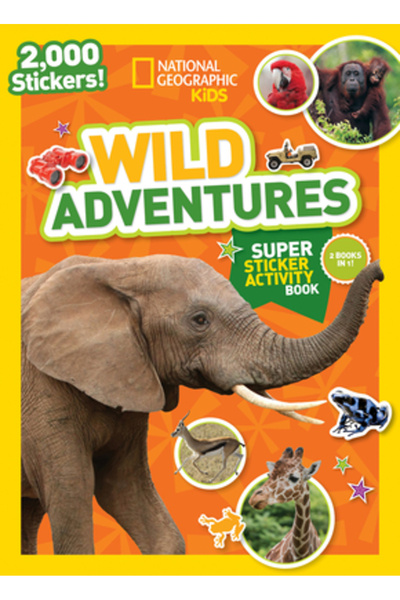 Scholastic Bk Services National Geographic Kids Wild Adventures Super Sticker...