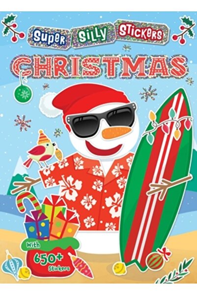 Silver Dolphin Books Autocolante Super Amuzante: Crăciun