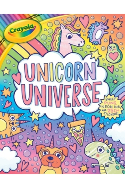 Little Bee Books Crayola Unicorn Universe: O carte de colorat și activități u...