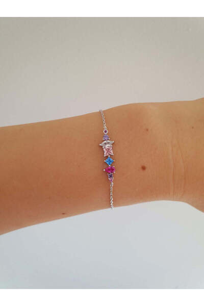 arcina jewellery سوار ليلي من الفضة الإسترليني عيار 925