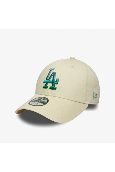 NEW ERA قبعة كريمية معدنية للأطفال من LA Dodgers MLB