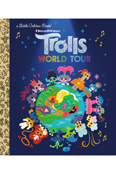 Golden Books Pub Co Inc Turul Mondial al Trolilor - Mica Carte de Aur (Turul Mondial al Trolilor, DreamWorks)